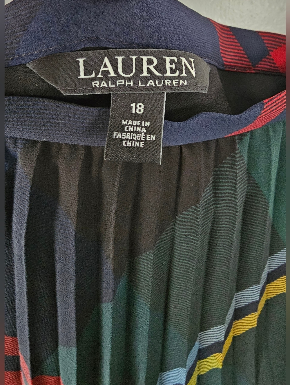 Ralph Lauren Pleated Plaid Midi Skirt - Picture 3 of 8